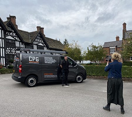 CPG photo shoot at the Old Hall in Sandbach